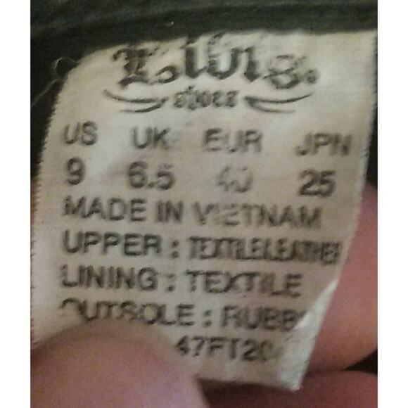 Elvis Shoes Rock and Roll Women Size 9 Black/Gold Rare Embroidered 1977 - Picture 10 of 12